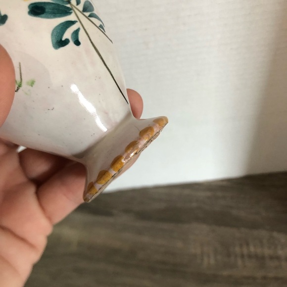 Vtg Italian Hand Painted Miniature Vase - Picture 13 of 13